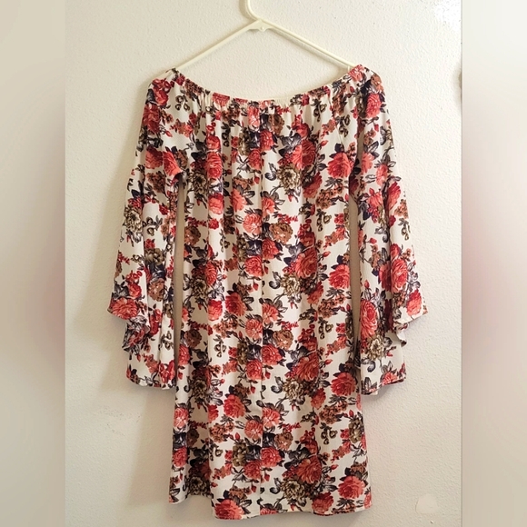 Rolla Coaster dress/long top bell sleeve  floral - Picture 6 of 7